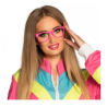 Lunettes party rose fluo sans verre