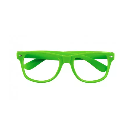 Lunettes party vert fluo sans verre