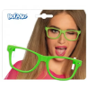 Lunettes party vert fluo sans verre