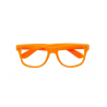 Lunettes party orange fluo sans verre