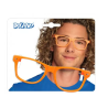 Lunettes party orange fluo sans verre