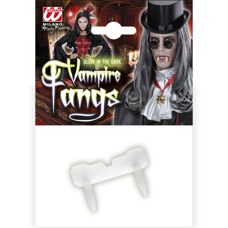 Lot De 2 Dents De Vampire Blanches Pour Enfants - Accessoires Halloween Effrayants Et Fun