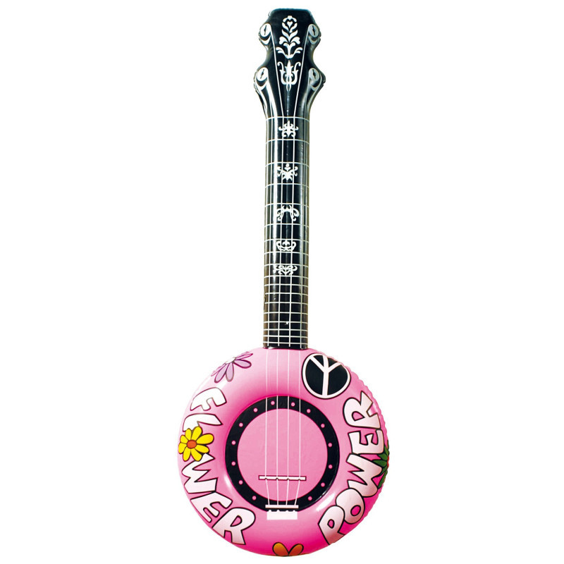 Guitare hippie gonflable pas cher
