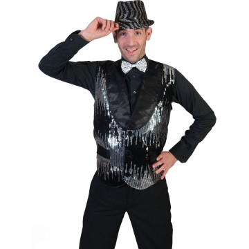 Gilet Jazz homme argent