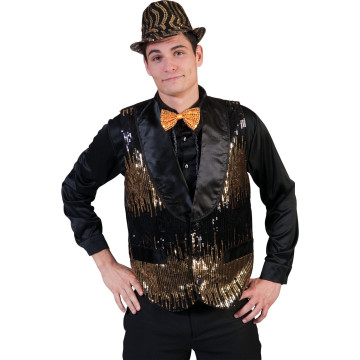 Gilet Jazz homme or