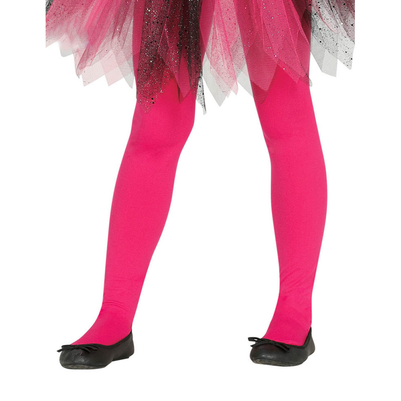 Collants fuchsia opaques fille : Deguise-toi, achat de Accessoires