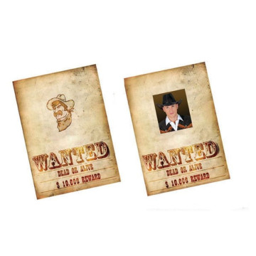 Affiche wanted reversible