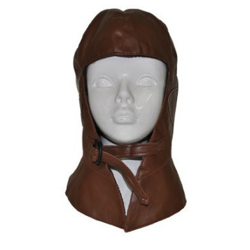 Bonnet d'aviateur marron foncé