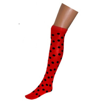 Mis-bas rouge/ noir 63 cm