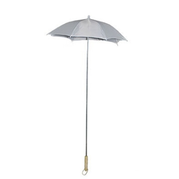 Ombrelle blanche pour clown 105 cm