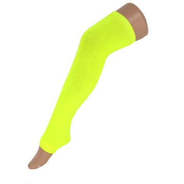 Guêtres de danseuse jaune fluo