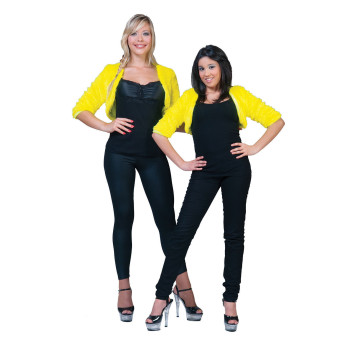 Bolero Fuzzy jaune fluo