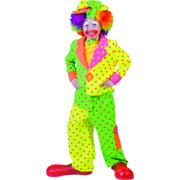 Déguisement Clown Fluo garçon