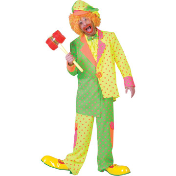 Déguisement Clown Fluo homme