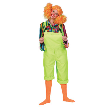 Salopette femme vert fluo