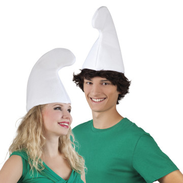 Chapeau Schtroumph blanc