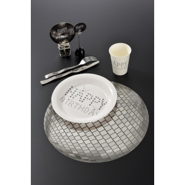 Lot de 4 sets de table Boule à facettes
