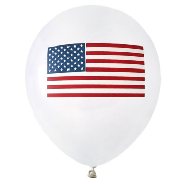 Lot de 8 ballons Amérique