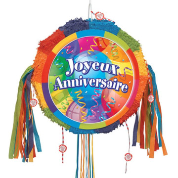 Pinata Joyeux anniversaire Ballons 45 cm