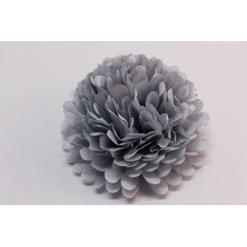 Fleur déco gris D 45 cm