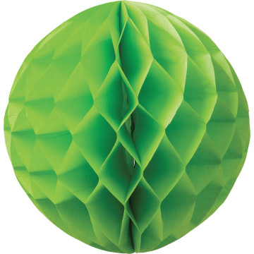 Boule alvéolée vert pomme D 25 cm