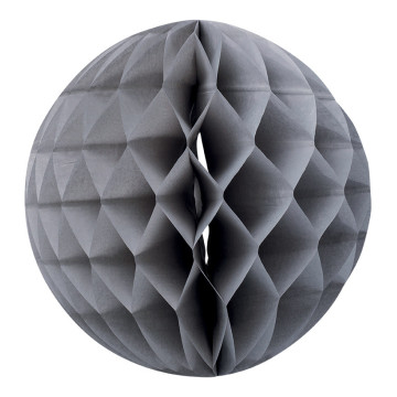 Boule alvéolée grise D 25 cm
