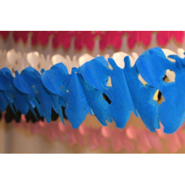 Guirlande Papillon turquoise 4 m