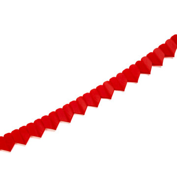 Guirlande cœur rouge 6 m
