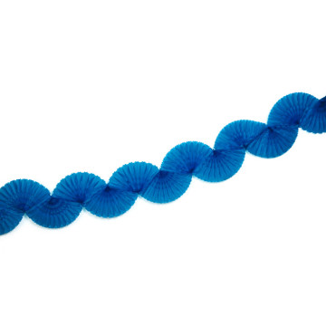 Guirlande Eventail turquoise 3 m