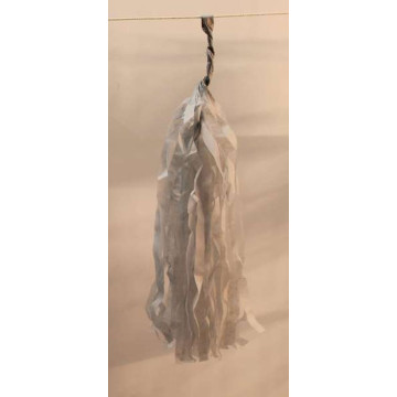 Guirlande Tassel 5 pompons gris