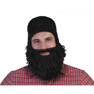 Barbe noire avec bonnet