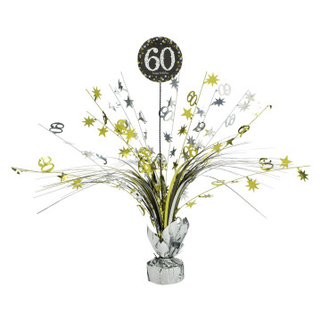 Centre de table Sparkling Celebration 60 ans 45,7 cm