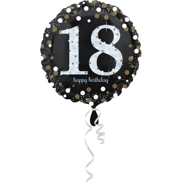 Ballon Sparkling Celebration Birthday 18