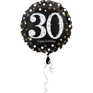 Ballon Sparkling Celebration Birthday 30