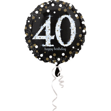 Ballon Sparkling Celebration Birthday 40