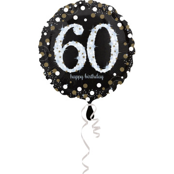 Ballon Sparkling Celebration Birthday 60