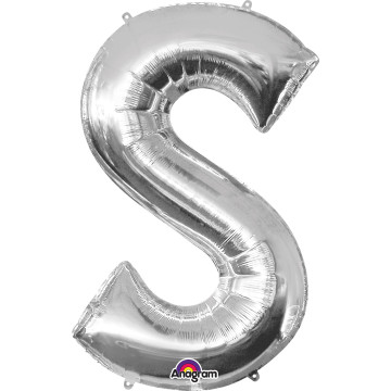 Mini Ballon Lettre S argent