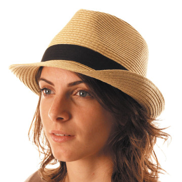 Chapeau borsalino fedora beige