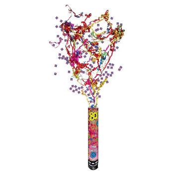 Canon à confettis 80 ans