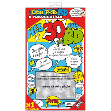 Cadre photo BD 30 ans