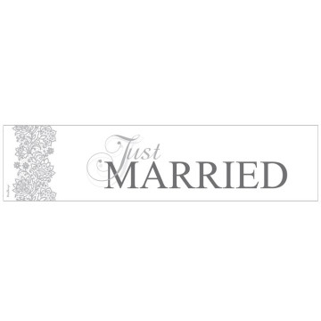 Plaque voiture Just Married