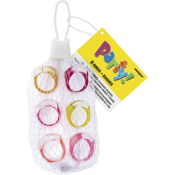 Lot de 6 bagues