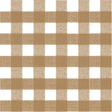 Lot de 20 serviettes intissée Bistrot beige 40 x 40 cm