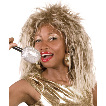 Perruque Reine du rock blonde