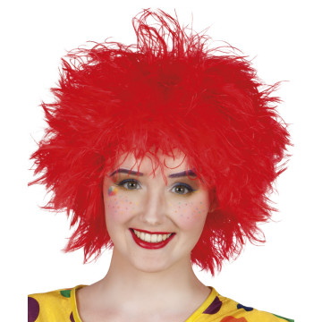 Perruque Frizzy rouge