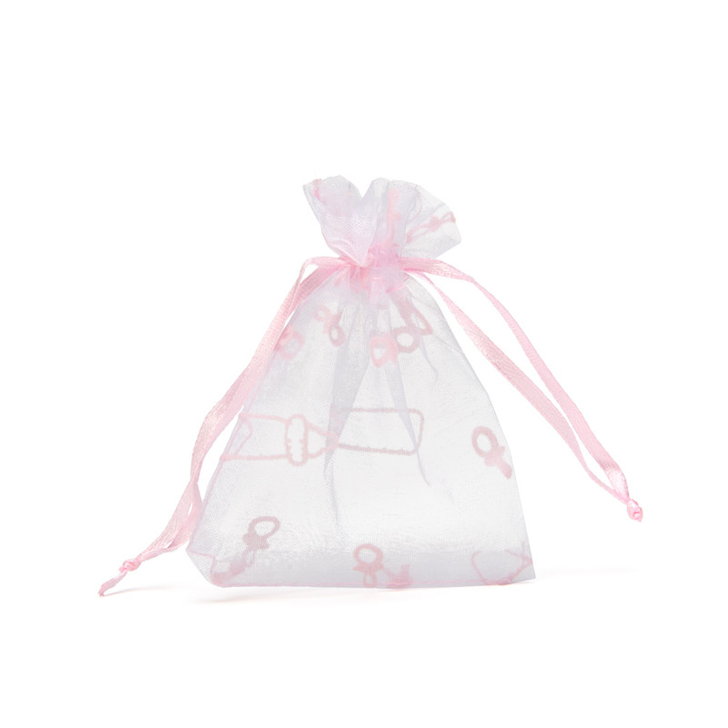 Sachet En Organza Jaune - 1 Pièce, Neuf, Pour Mariage Ou Cadeaux