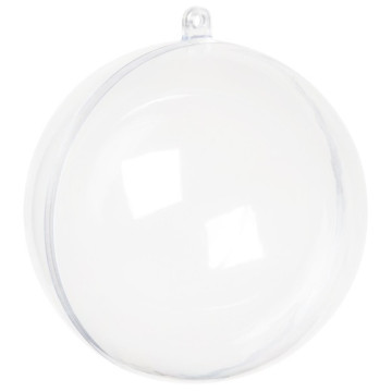 Boule transparente en plexiglas 15,6 cm