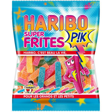 Sachet bonbons Super frites Pik Haribo 120 g