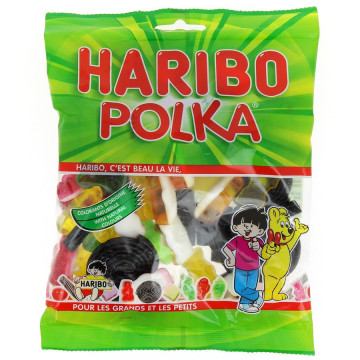 Sachet bonbons Polka Haribo 120 g