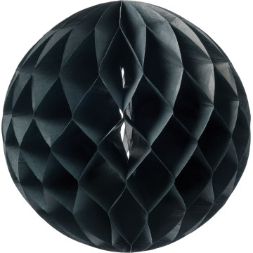 Boule alvéolée noir D 25 cm